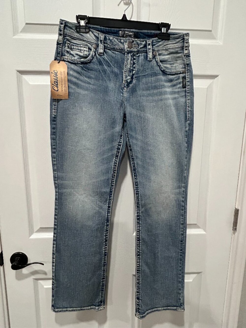 Silver Jeans | Suki Mid-Rise Baby Boot Cut Jean SZ 32/31
